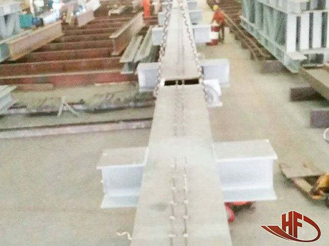石门市民之家“五馆两中心”车间预拼装5