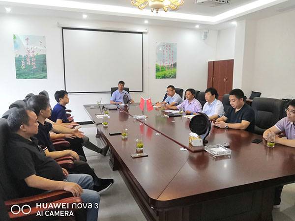 公司团队成员来到花垣县为五龙山茶业十八洞黄金茶出谋划策