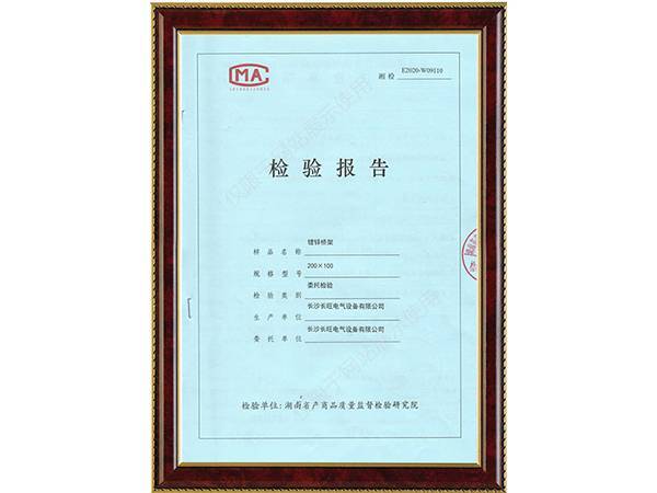 检验报告镀锌桥架-001