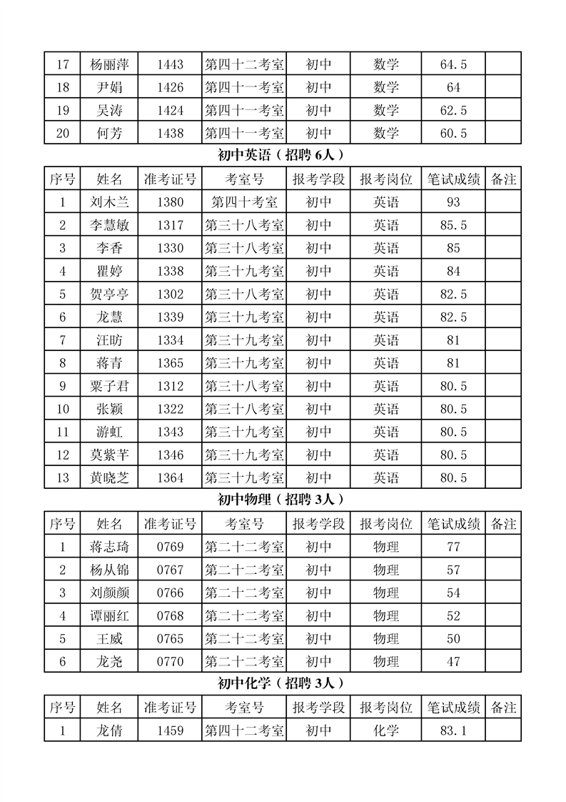 教师招聘10