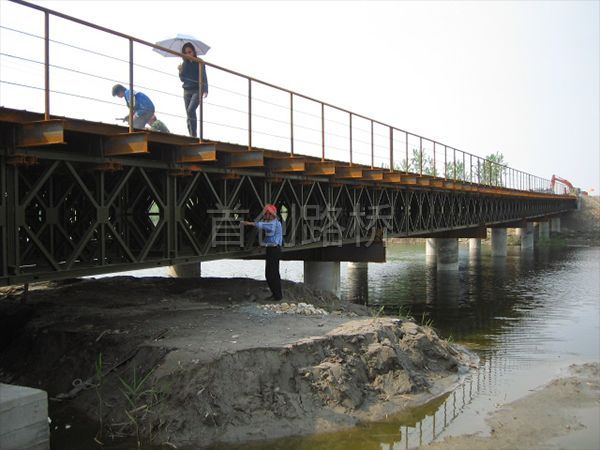 香麗高速中鐵大橋局施工棧橋