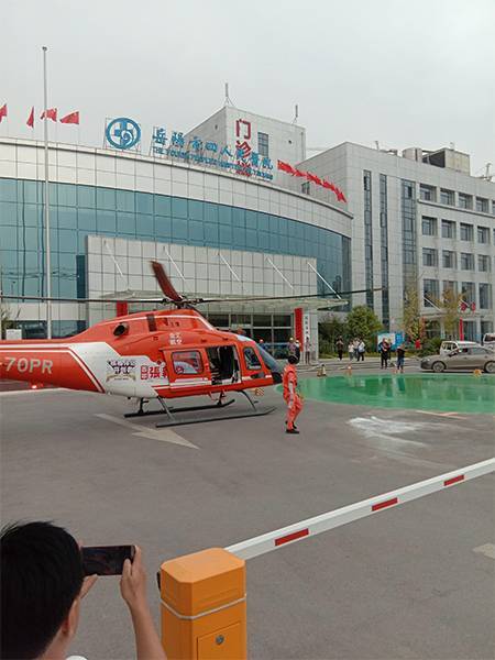 岳陽市四醫院直升機停機坪涂裝工程