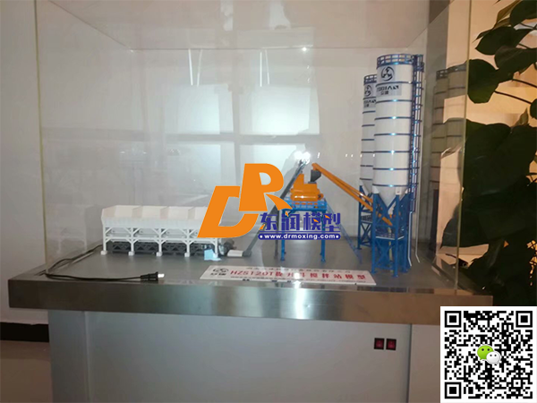HZS120搅拌站模型