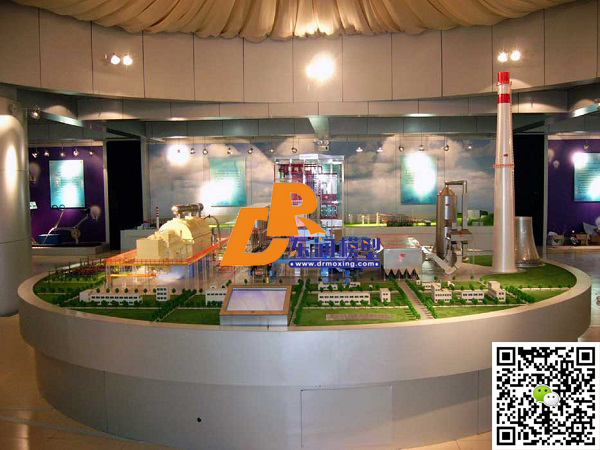 火力發電廠展覽模型
