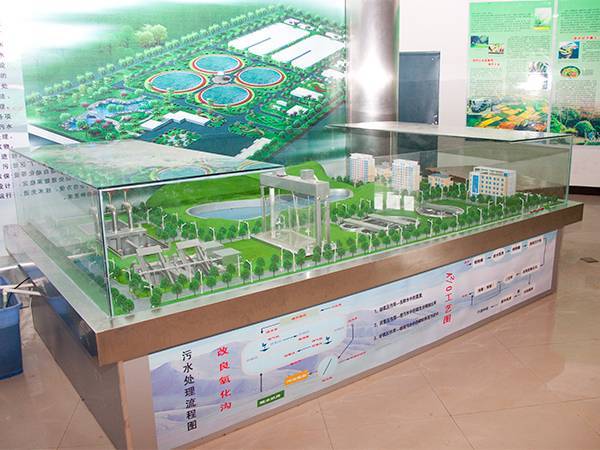 污水处理厂模型（金属）