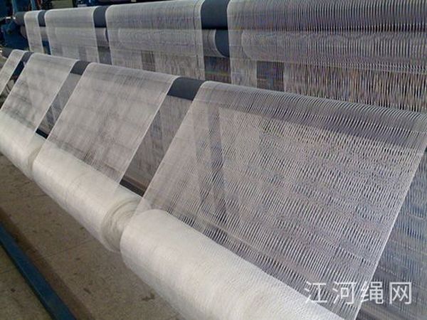 尼龙有结网片织网机