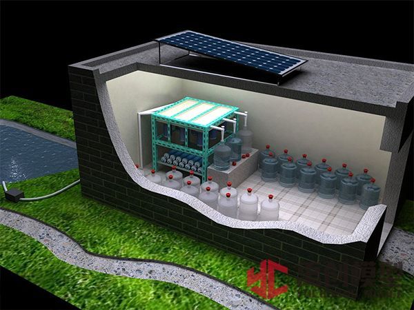 太阳能净水装置模型
