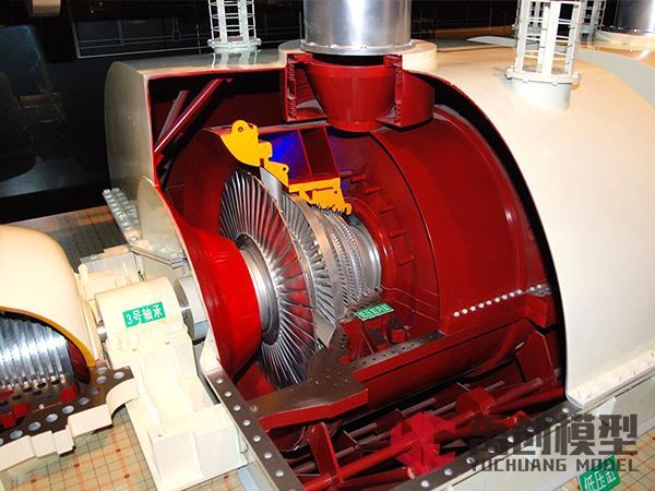 智慧电厂汽轮机模型-凝汽式汽轮机模型- 核汽轮机模型