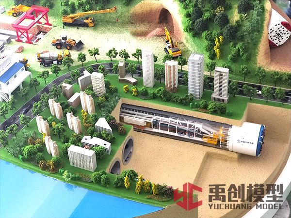 中鐵裝備施工場景模型