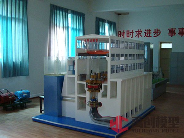 水电站泵站模型
