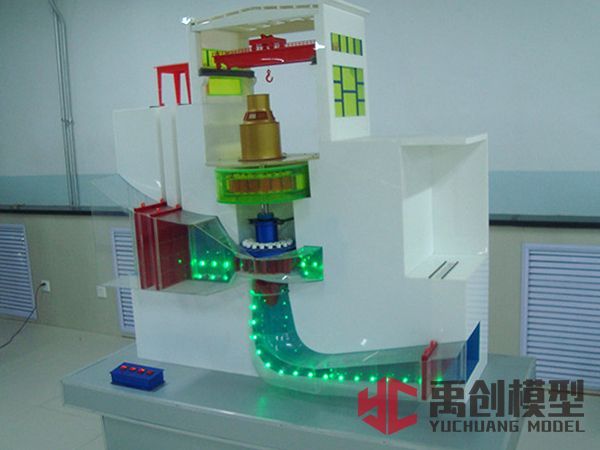 軸流式水泵站模型