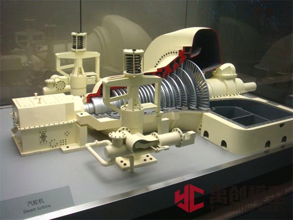 汽轮机剖面模型