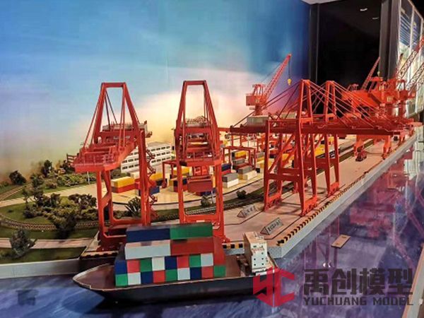 物流运输港口沙盘模型