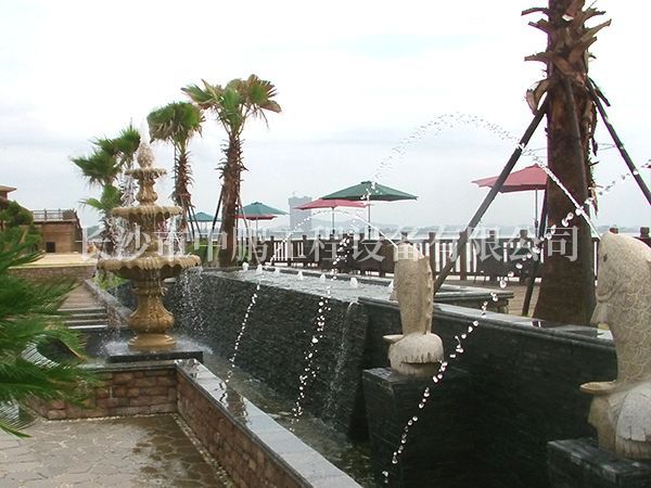 福建漳州东山庄园大酒店喷泉 (2)