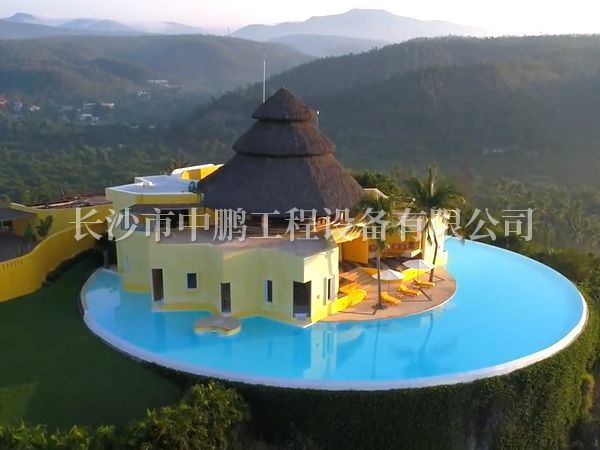 旅游景区山顶无边际泳池设计建造 (2)