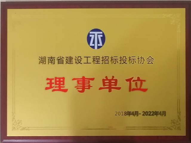 8 湖南省建设工程招标投标协会理事单位