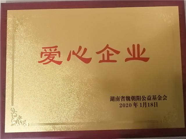 6 湖南省魏朝阳公益基金会爱心企业