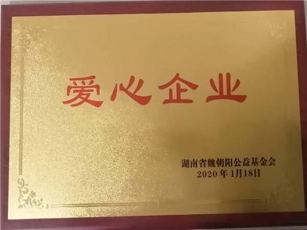 湖南省魏朝阳公益基金会爱心企业