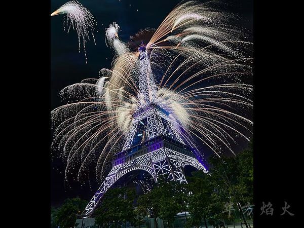 法国巴黎2021新年焰火