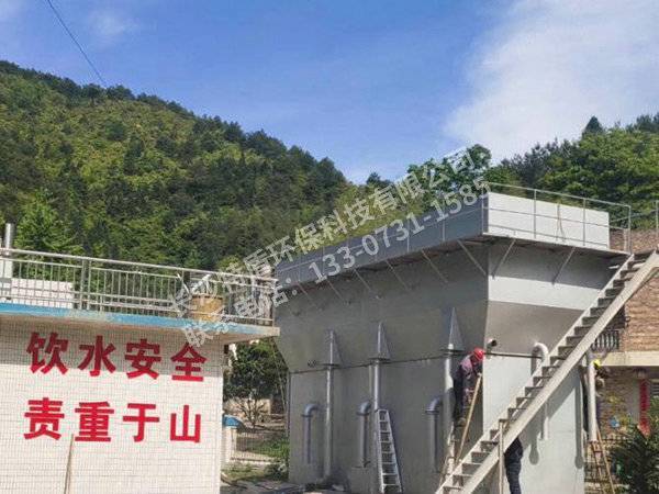湖南永州地区200t/h全不锈钢农村安全应水项目案例