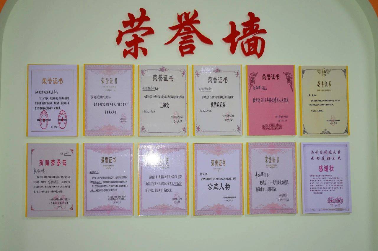 个人荣誉墙