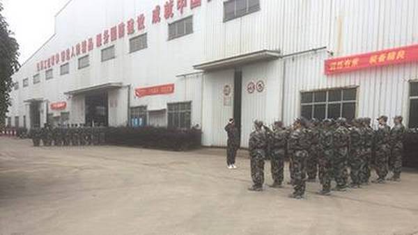 寧鄉(xiāng)市住建局（人防辦）在我司組織人防防護防化專業(yè)隊培訓