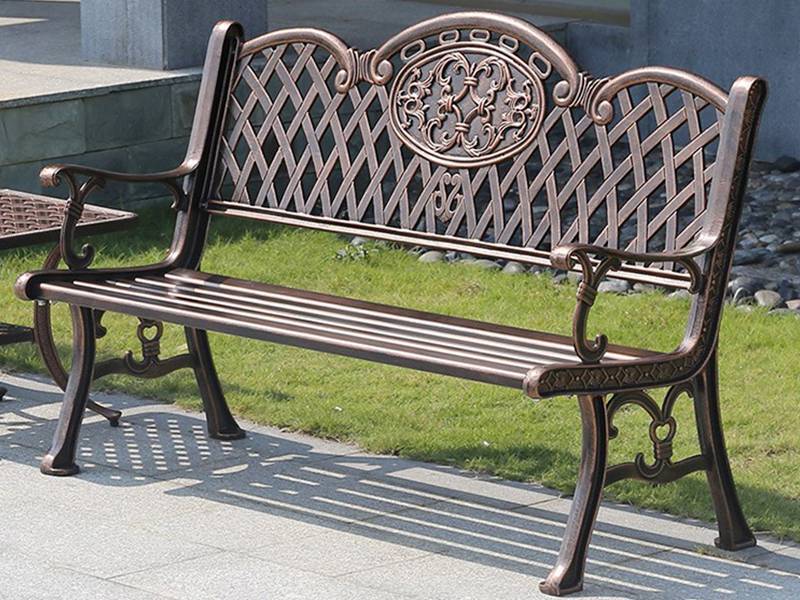 铸铝公园休闲椅