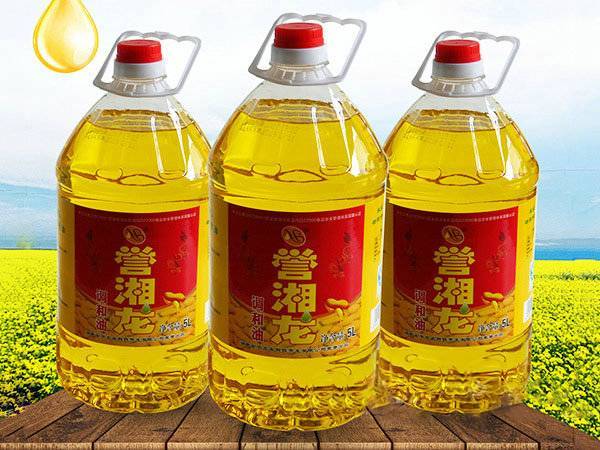 誉湘龙食用调和油5L大豆油+菜籽油营养配比