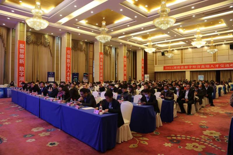 2021湖南省数字经济高端人才交流峰会举办 百企千岗诚聘人才
