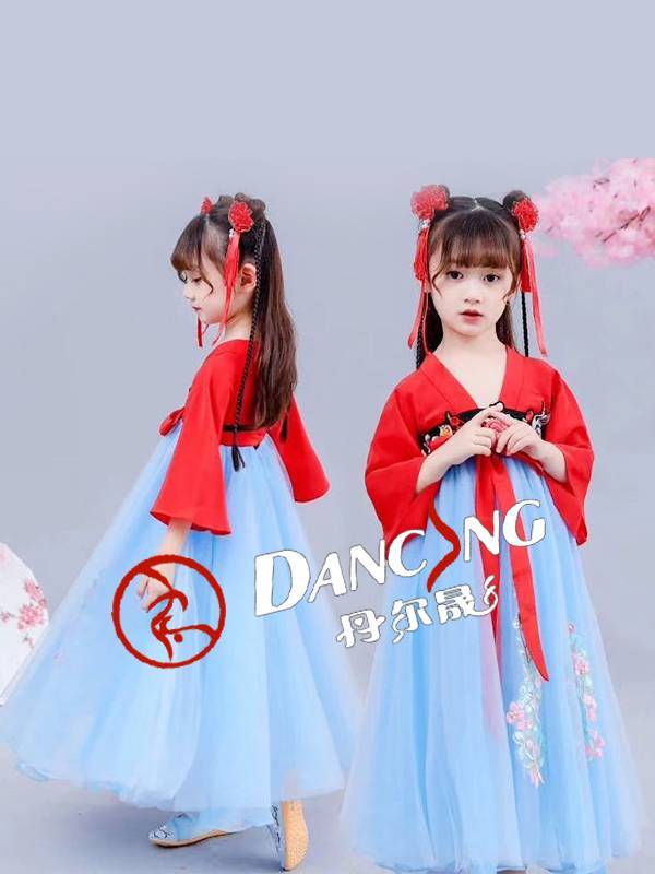 兒童加絨中國結禮服