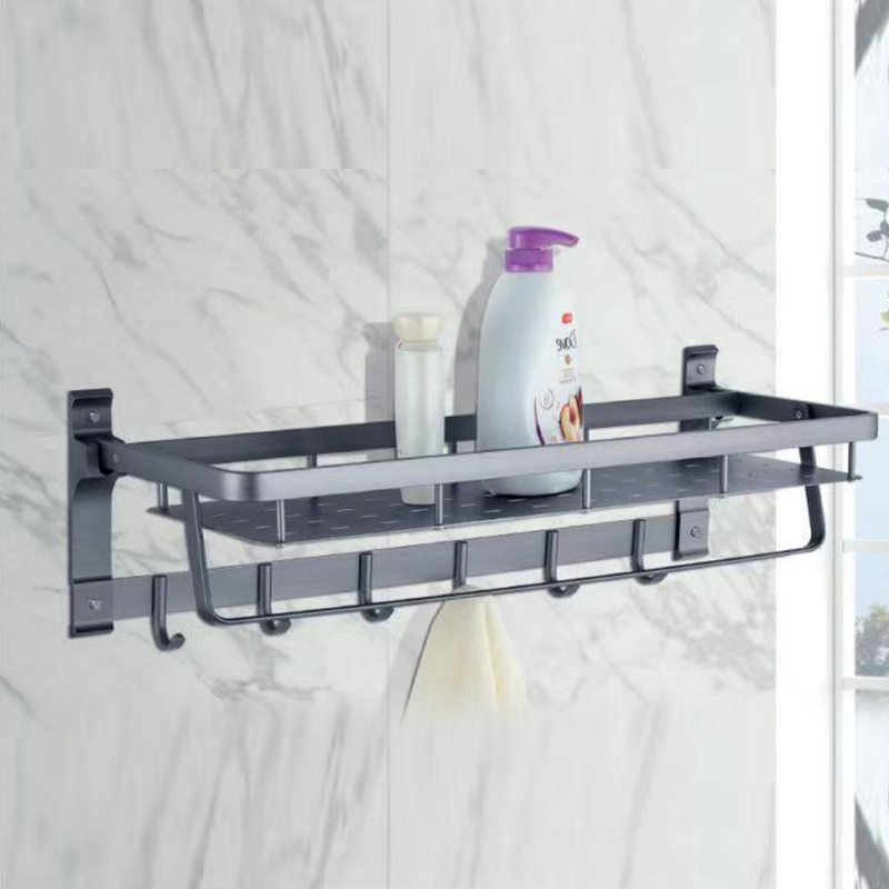 A260 铁灰 太空铝毛巾架