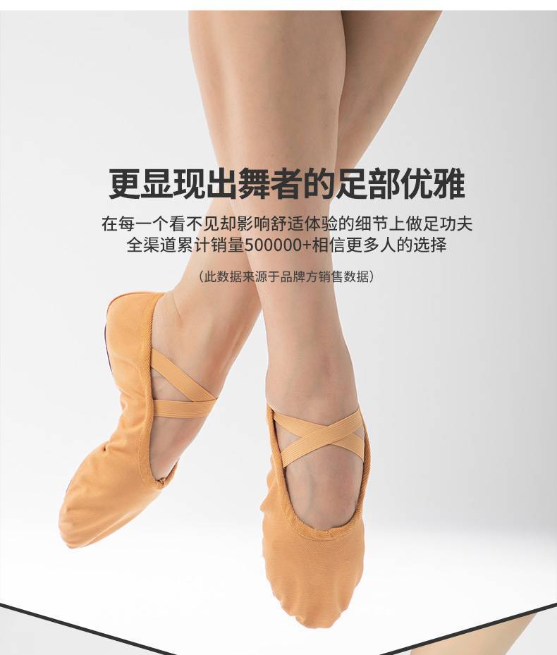 丹詩戈經典款專業芭蕾舞軟鞋練功貓爪鞋