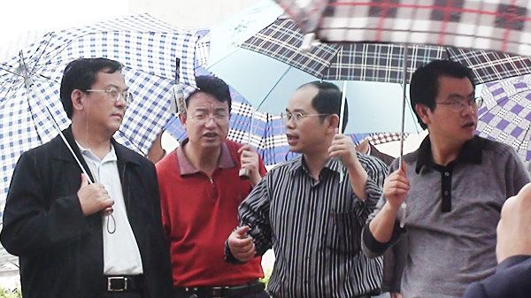 省农业厅厅长田家贵一行考察