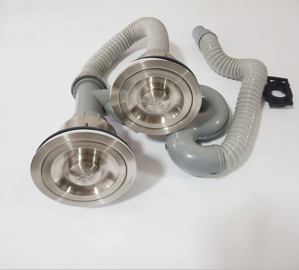 双菜盆下水器（304不锈刚）