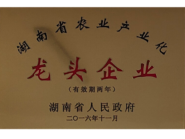 湖南省农业产业化农头企业