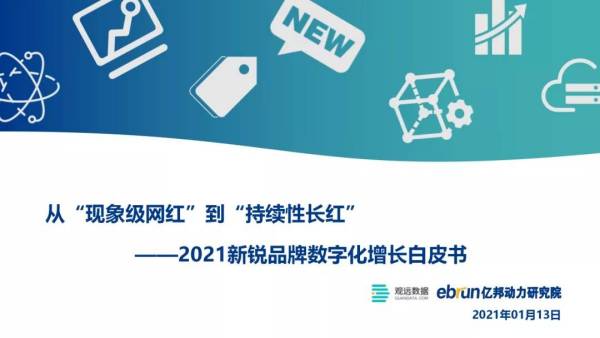 亿邦动力研究院发布《2021新锐品牌数字化增长白皮书》