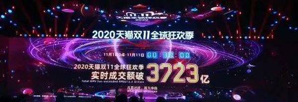 3723亿都坐不稳了！天猫双十一成交额破新高