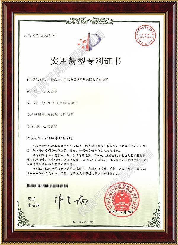 实用新型专利证书 (3)