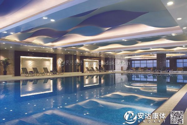 新余袁河医院康养水疗恒温游泳池开工了！