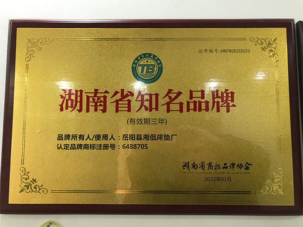 湖南省知名品牌