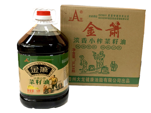 金箫-浓香小榨菜籽油5L