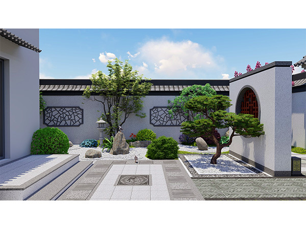 中式別墅庭院