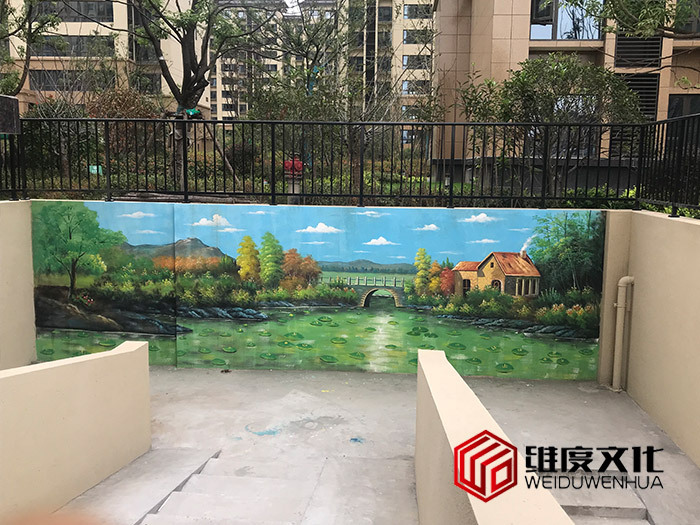 小区彩绘_身高表
