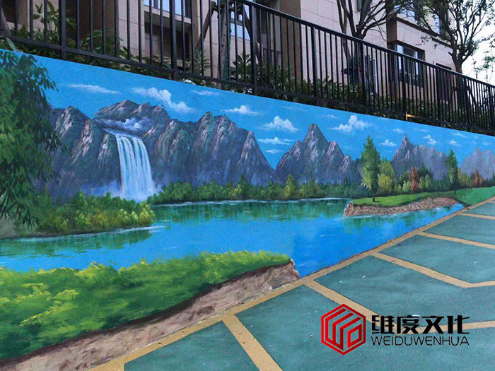 小区彩绘_身高表