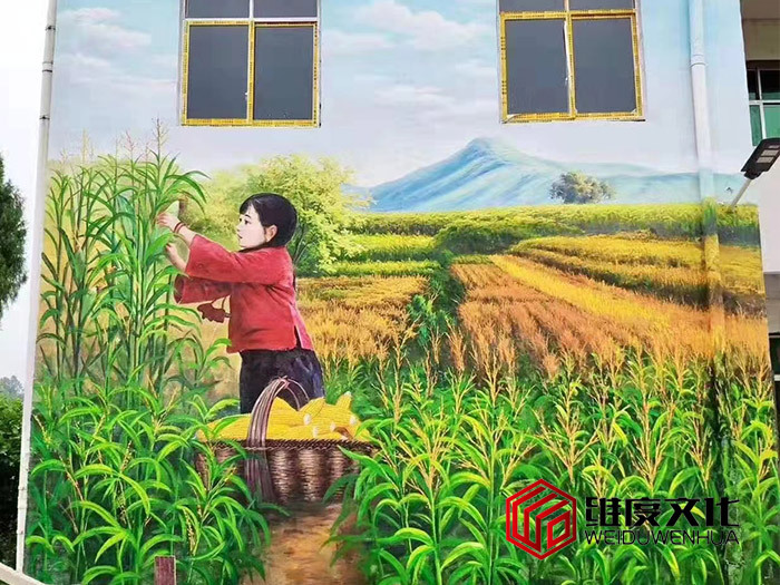 创意彩绘_秋收