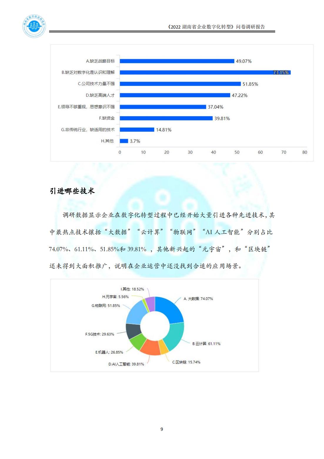 2022湖南省数字化转型问卷调研报告_0