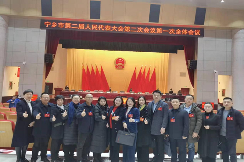 民进会员宁乡两会上展风采