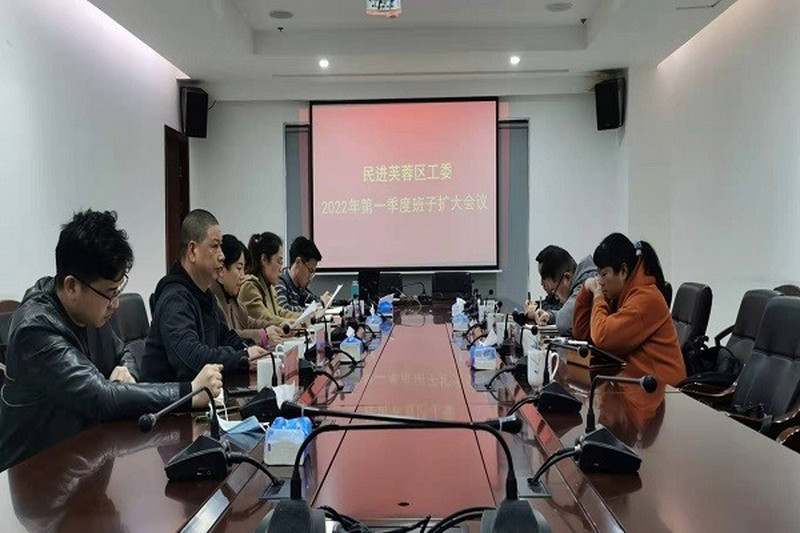 民进芙蓉区工委召开2022年第一季度班子扩大会议