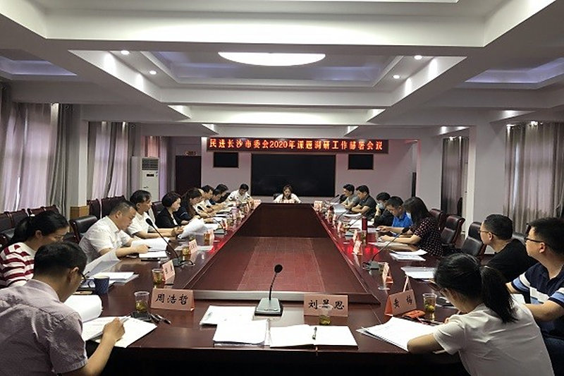 集智聚力 将调研做深做实做细 ——民进长沙市委会课题调研工作部署会顺利召开