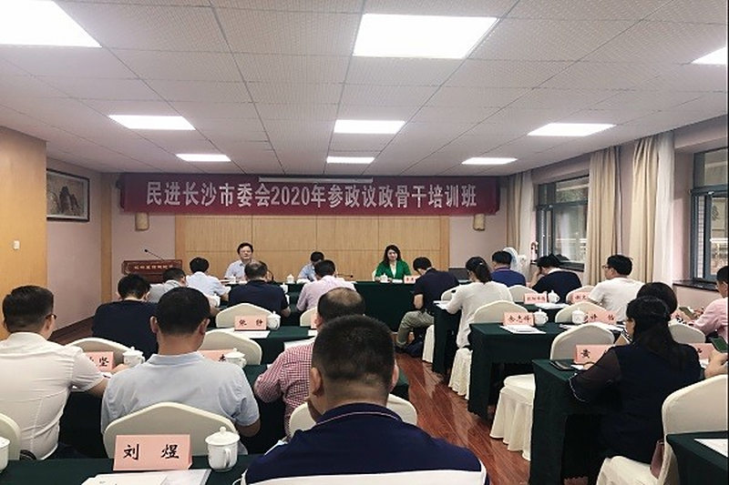 民进长沙市委会举行2020年参政议政信息骨干培训班